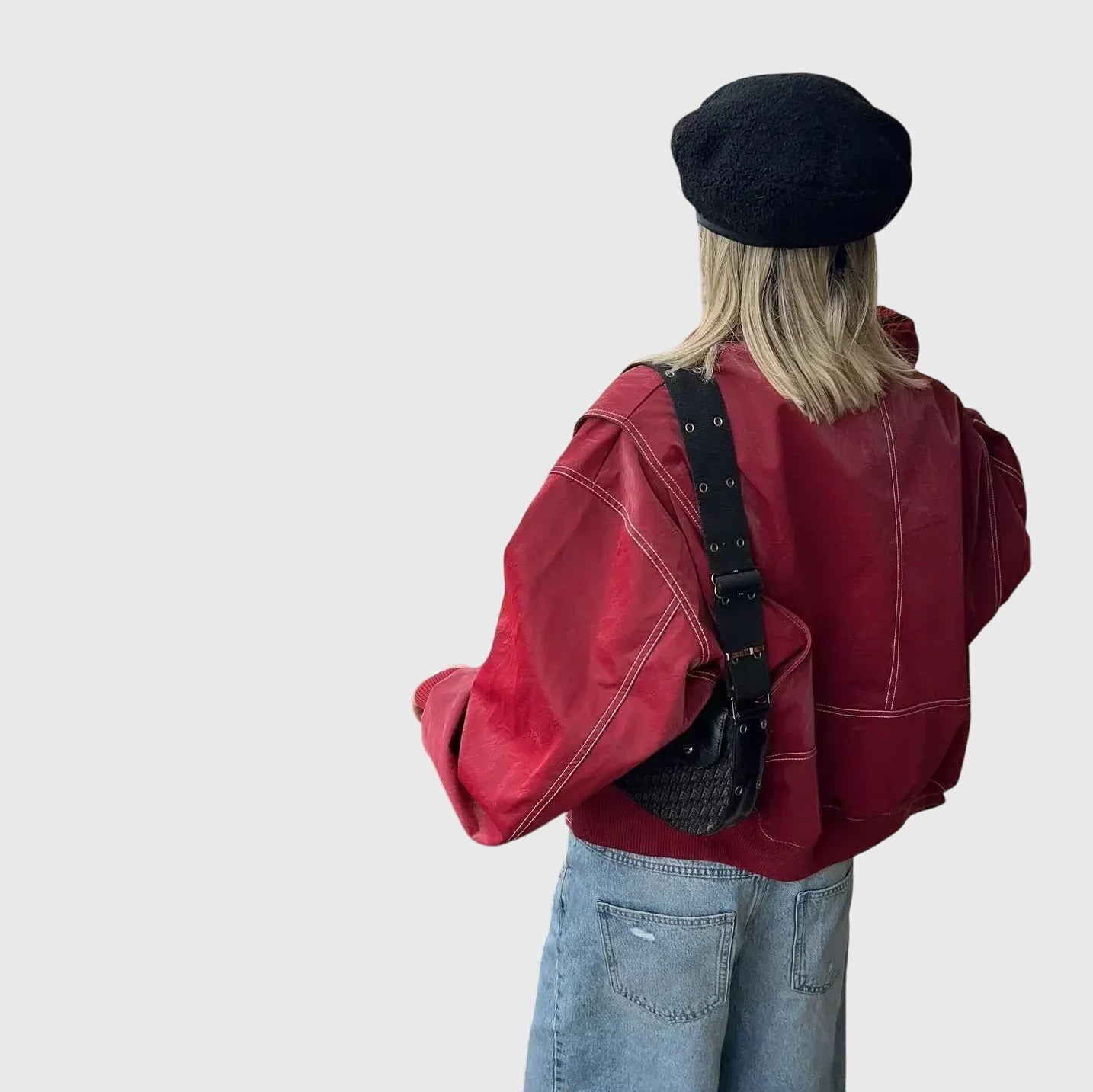 Sienna | Veste en Cuir Oversized