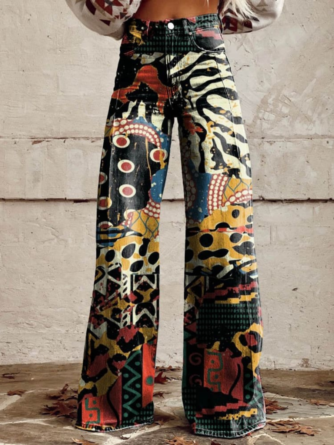 Jacqueline | Jean Imprimé Tribal