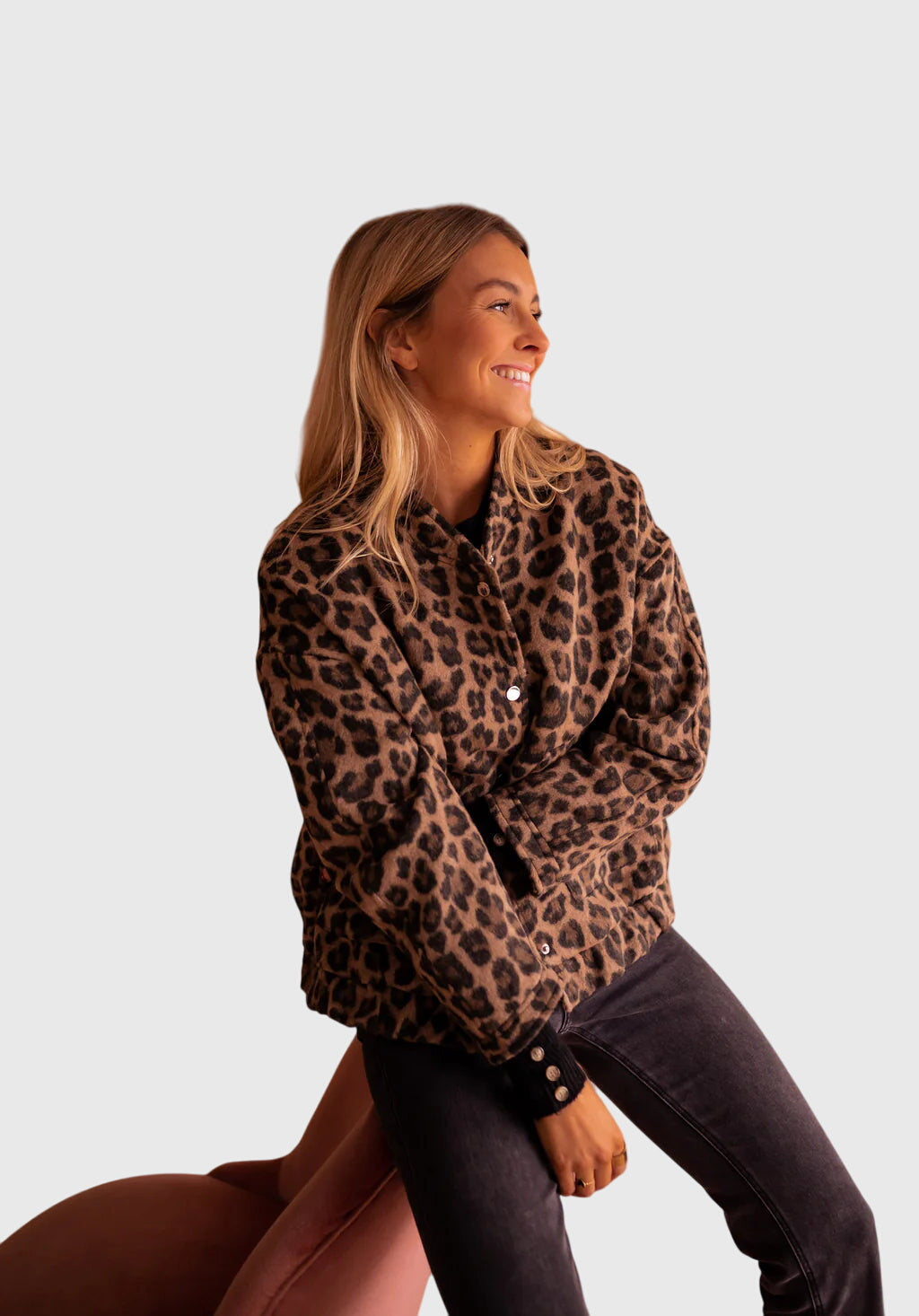 Clara | Veste Stylée Imprimé Léopard