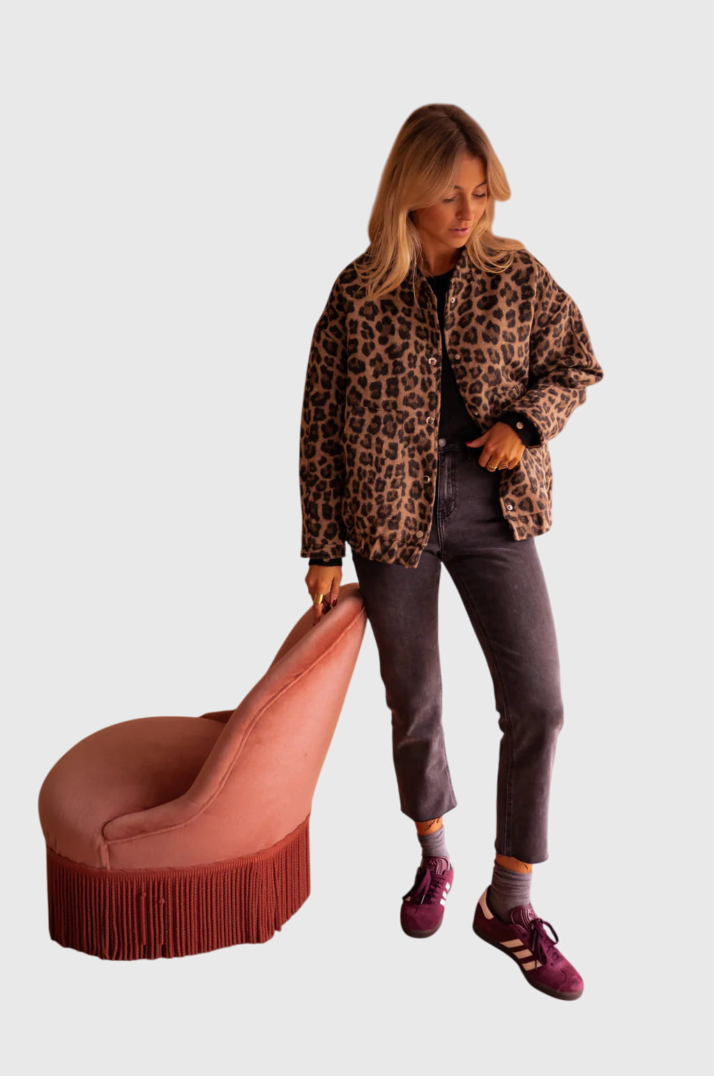 Clara | Veste Stylée Imprimé Léopard
