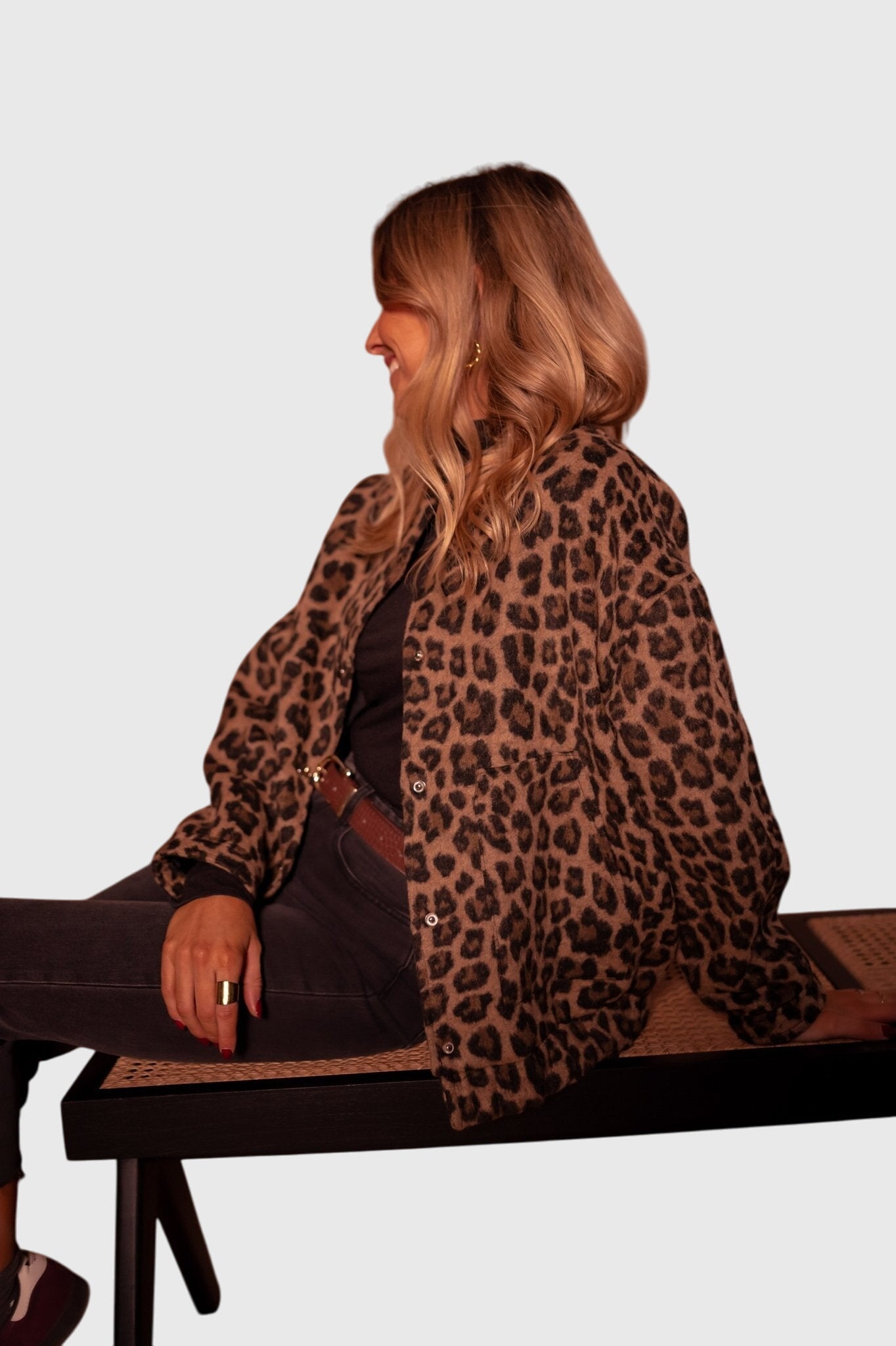 Clara | Veste Stylée Imprimé Léopard