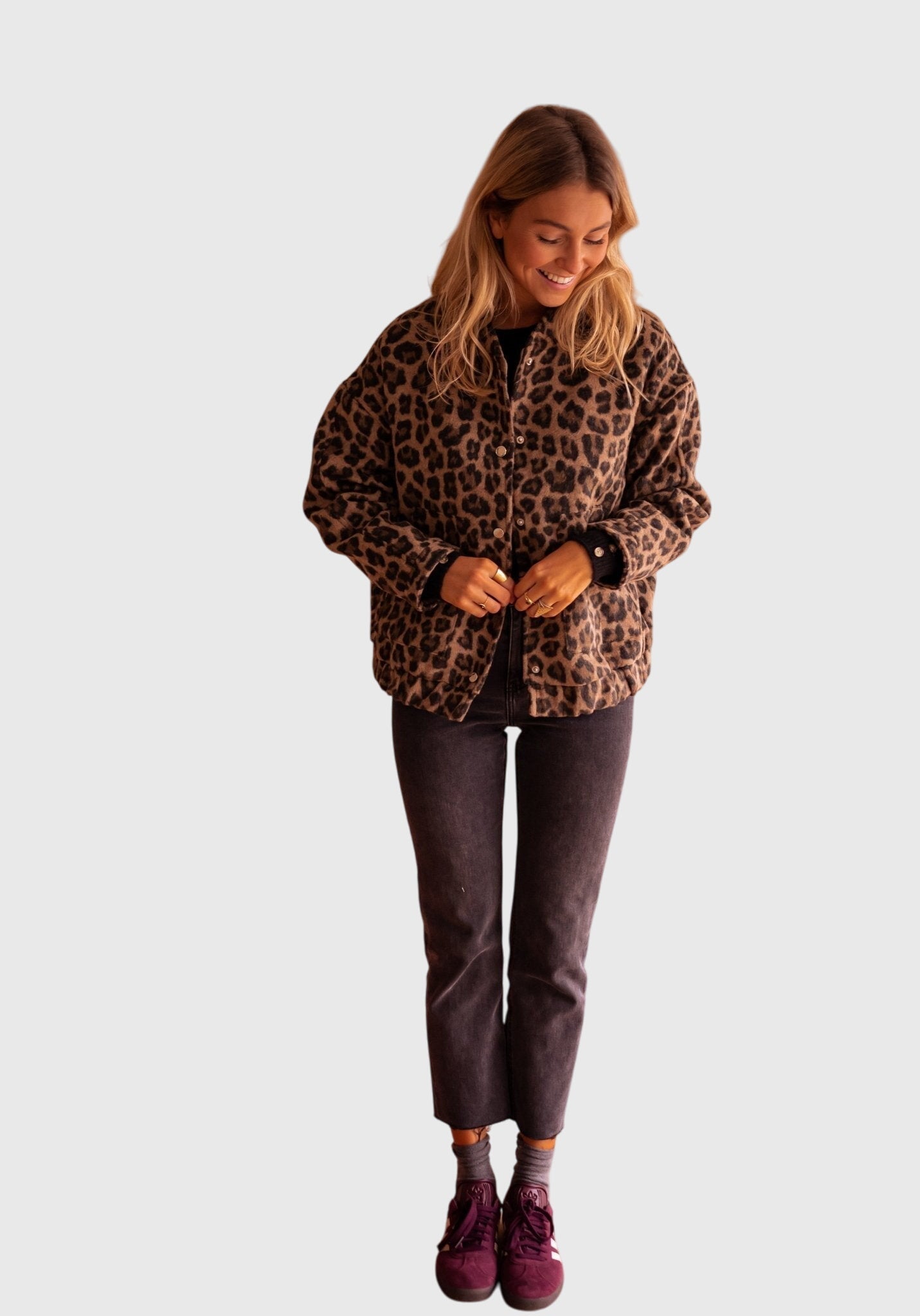 Clara | Veste Stylée Imprimé Léopard
