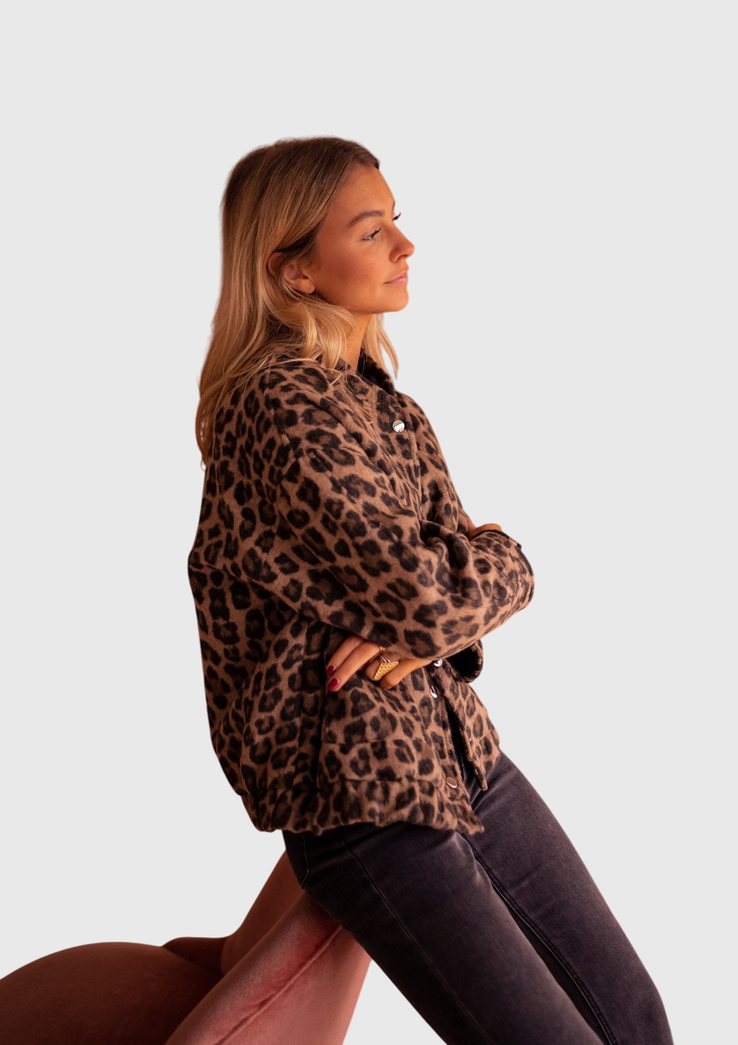 Clara | Veste Stylée Imprimé Léopard
