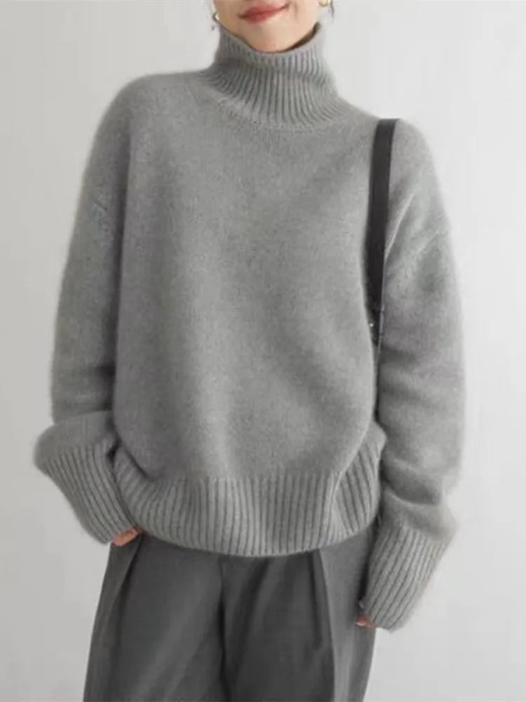 Essence® | Élise col roulé en cachemire.