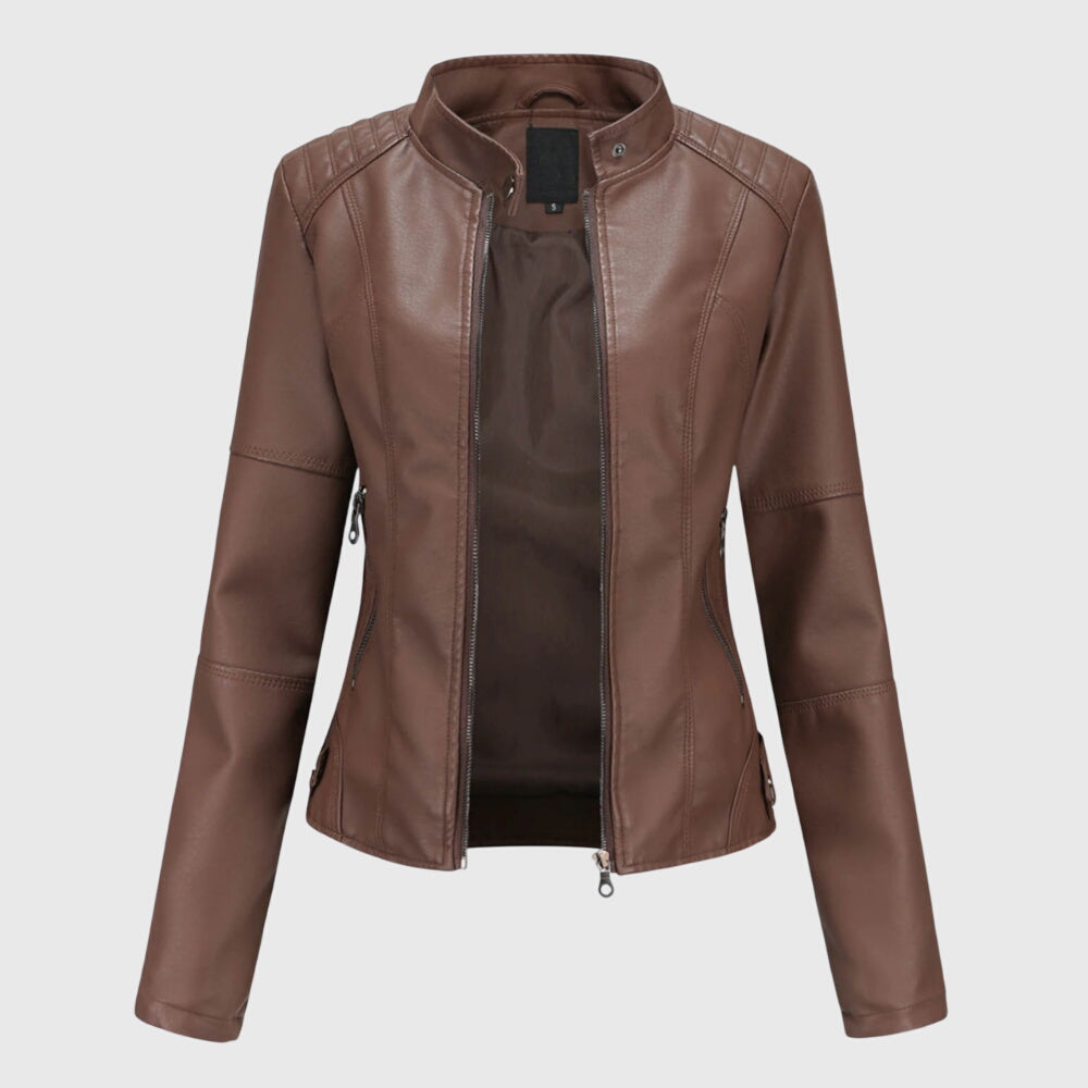 Liora | Veste en Cuir Stylée pour Femme
