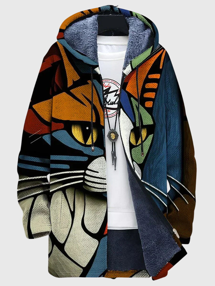 Zelina | Veste avec Imprimé Artistique