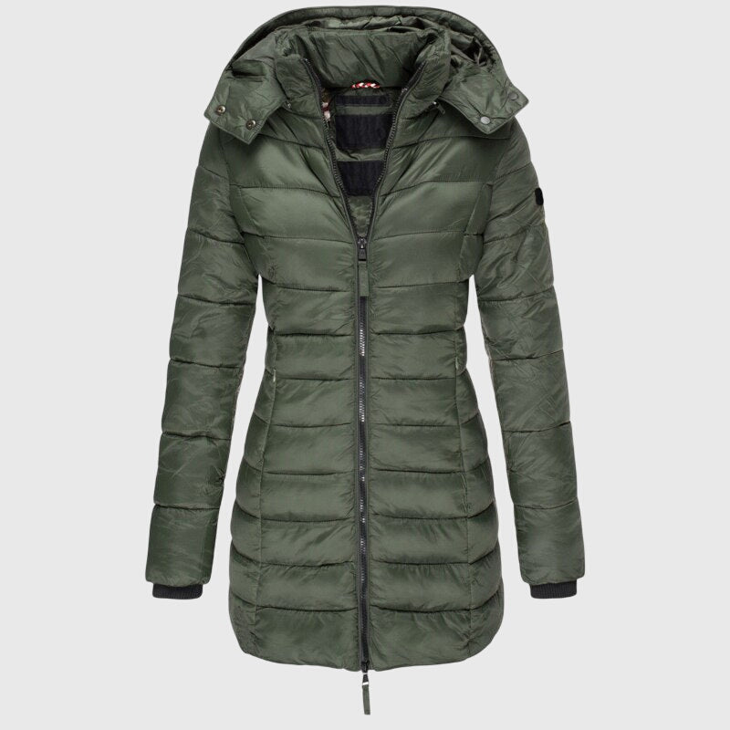 Arielle | Manteau Long en Duvet